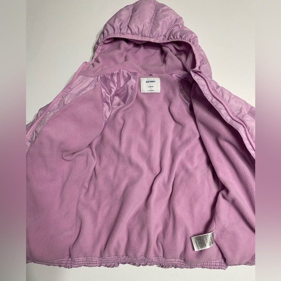OLD NAVY GIRLS WINTER JACKET PURPLE, SIZE L (10-12 year) puffer jacket(B6) - Picture 7 of 17